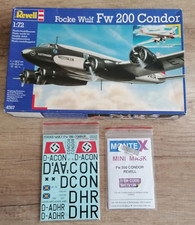 Revell Focke-Wulf Fw 200 Condor 1:72 + Print Scale 72-238 Decals + Lackiermasken