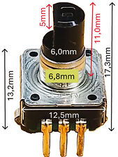 2x E8 ALPS EC12 Encoder 24fach isoliert mit Taster kw