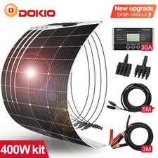 Flexibles Solarmodul 400W Kit für Wohnmobil,Boot,Wohnhaus,Balkon Solarpanel