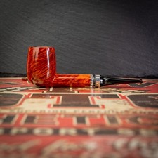 Grade A3 Big Ben Facet Sterling Silver . 9MM . Pfeife, Pipe, Pipa