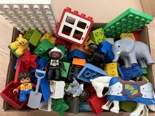 LEGO Duplo Kiste Konvolut Platten Menschen Tiere Steine Sondersteine Bausteine