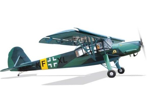 Black horse fieseler storch - black,