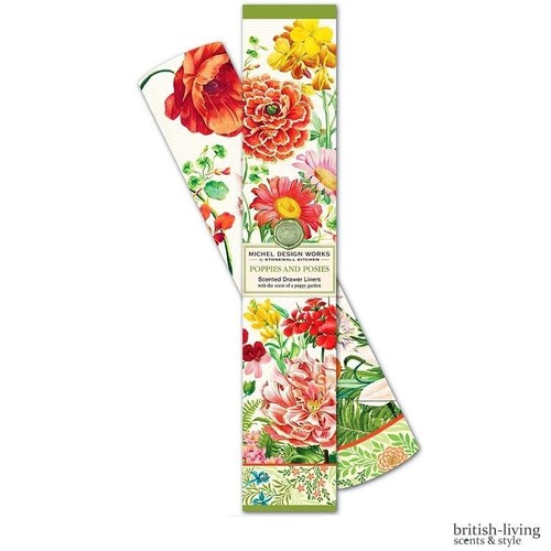 Schrankpapier poppies an - "poppies,