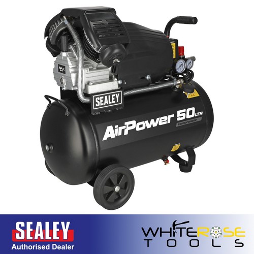 Sealey 50l twin - 50l, v-twin