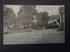 AK Luftkurort Burg Dithmarschen Partie an der Kirche 1907 gelaufen (B548)