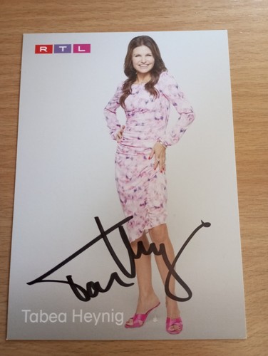 Tabea heynig autogramm - tabea, aus