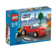 2 Lego City Set 8402 Auto und 60082 Jeep mit Anhänger und Buggy