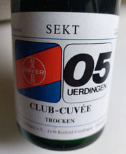 BAYER 05 UERDINGEN Sektflasche