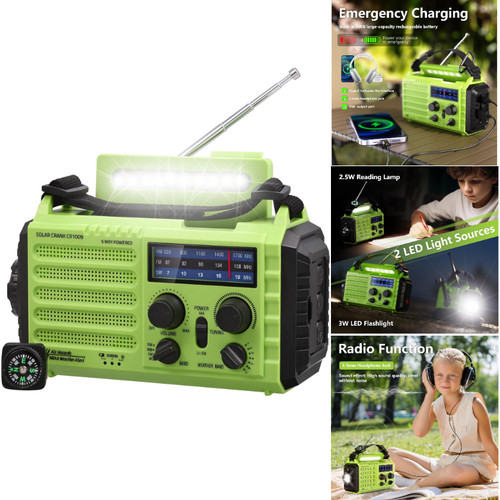 Solarpanel und kurbel 5000mah - solarpanel,