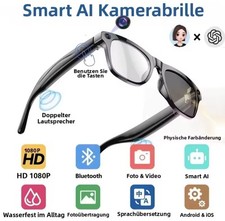 4K KI Smart-Brille 100 MP