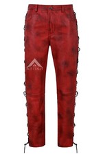 Herren Biker Lederhose