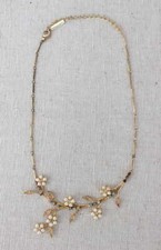 Senso di Donna vergoldete Kette mit Perlen