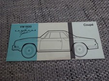 VW Karmann Ghia Typ 34 1500