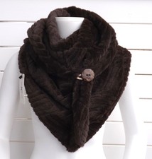 Dreiecktuch Samt flauschig