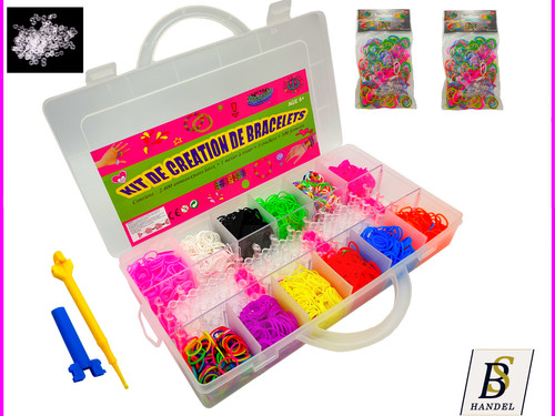 Loom bands gummi armband mit - bands,