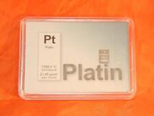Platin Platinbarren 999,5 Zertifikat Geschenk Auswahl 1g 2g 4g Pt Element