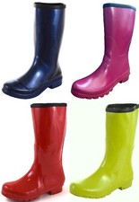 Damen Gummistiefel Regenstiefel Stiefel Wadenhoch Gr. 35,36,37,38,39