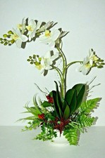 Orchidee  Künstliche Blumen Topf Heim Dekoration Arrangement Kreativ  K57-02