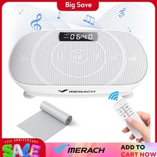 MERACH Vibration Plate Training Device, Powered Vibration Platform for Full Body