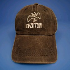 Basecap: "LED- ZEPPELIN" mit Logo. Schwarz, Baumwolle, verstellbar, NEU! 