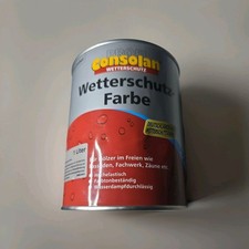 Consolan Wetterschutz Farbe Basis A1 1 Liter weiß NEU