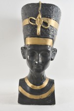 C25L08- Stuck Büste Nofretete bemalt Museumsreplik