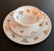 Weimar Carstens Sammeltasse Sammelgedeck Streublumen Grün Rot Gelb Blau Rosa Set