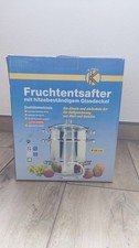 Krüger Edelstahl Fruchtentsafter Dampfentsafter Entsafter Kochtopf 4006776050177