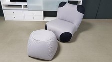 Sessel mit hocker - hocker, pandabär