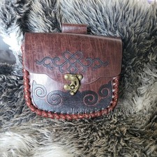 Braune wikinger tasche - wikinger,