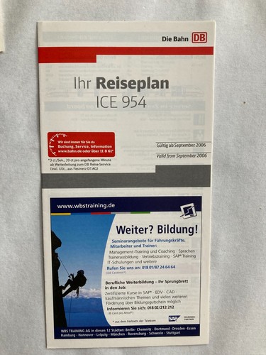 Ihr reiseplaner ice 954 berlin - ice,
