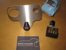 Warnblinkschalter + Halter V2A Warnblinker BMW Isetta 250 300 Export Standard