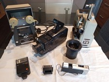 Konvolut alte Kameras Dia Projektor Eumig P8, Magnon Instdual Deluxe, Camcorder