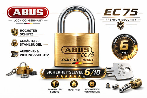 Abus 806384 hangschloss 40 - 806384,
