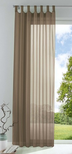 Schlaufenschal gardine uni - schlaufenschal,