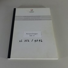 Spare parts list/parts