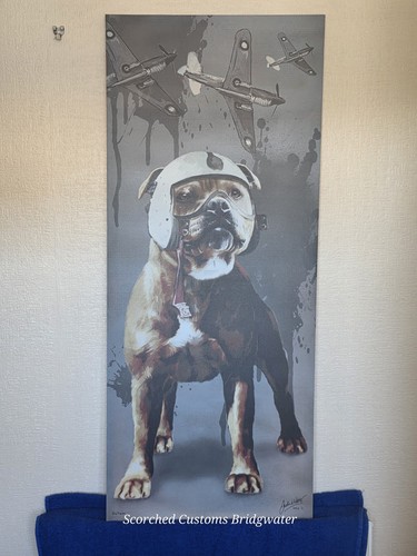 Hund kämpfer druck - hund, auf