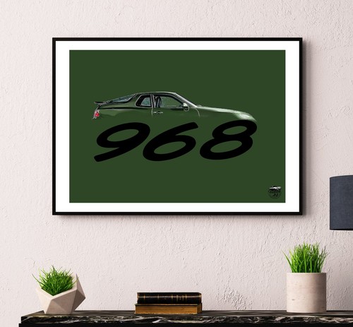 Porsche 968 druck - druck, cs