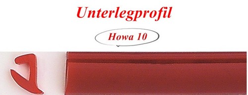 Unterlegprofil,Leistenfüller