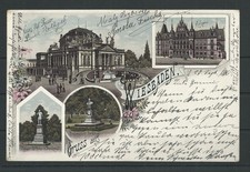 AK Gruss aus Wiesbaden, 4