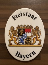 Freistaat bayern wandplatte - bayern,