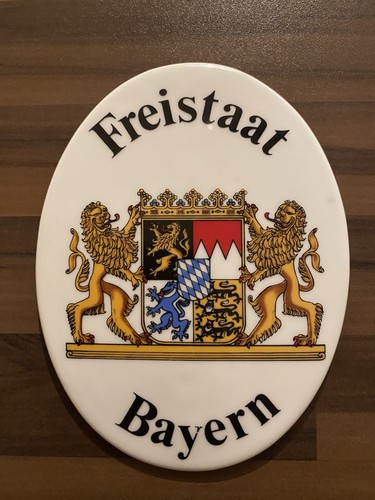 Freistaat bayern wandplatte - freistaat,