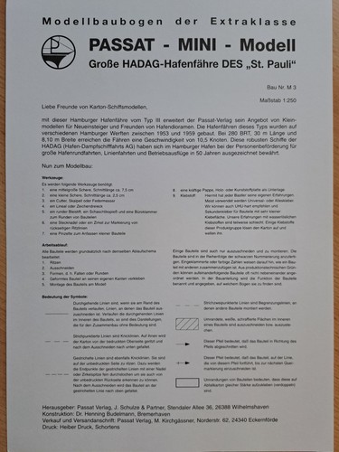 Hadag hafenfähre pauli - hadag, st.