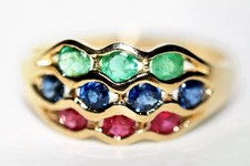 Bandring 9 kt Gold Rubin