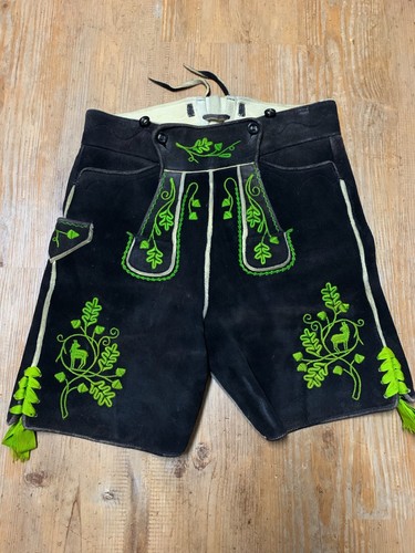 Alte bestickte lederhose - alte, aus