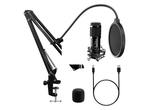 Usb kondensatormikrofon kit - usb,