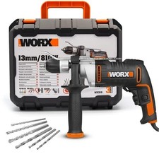 WORX WX318 – 810W Schlagbohrmaschine für Holz, Beton & Stahl
