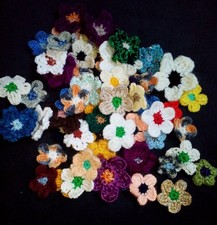 50 gehäkelte Blumen -