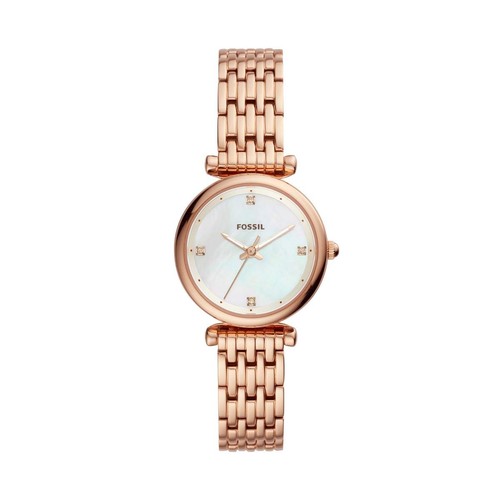 Fossil damenuhr carlie analog - damenuhr,