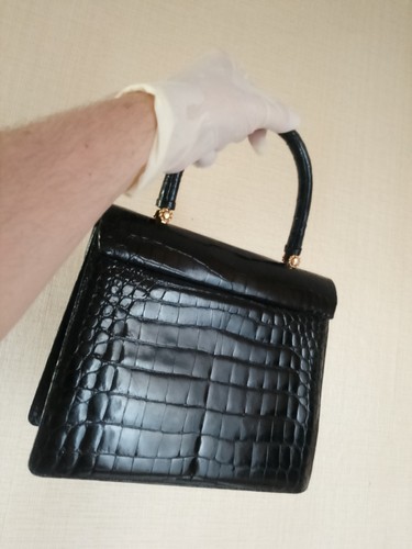 Krokohandtasche 25cm mit - cm,